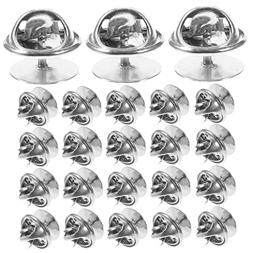 Angoily 50 Sätze Teiliges Metall Pin Rückhalte Clips für Bastelarbeiten Krawattennadeln Broschen und Badges Vielseitig Einsetzbar für Kleidung Hüte und Mehr Angoily 50 Sätze Teiliges Metall Pin Rückhalte Clips für Bastelarbeiten Krawattennadeln Broschen und Badges Vielseitig Einsetzbar für Kleidung Hüte und Mehr von Angoily