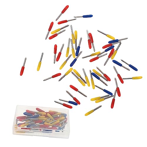 Angoily 50 Stück Ersatzmesser für Schneideplotter Präzises Schneidewerkzeug für Stoff Folie Angoily 50 Stück Ersatzmesser für Schneideplotter Präzises Schneidewerkzeug für Stoff Folie von Angoily