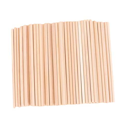 Angoily 50 Stück Holzstäbe für DIY Bastelprojekte Unbearbeitete Rundstäbe Holz für Modellbau Kreative Handarbeiten und Dekoration Angoily 50 Stück Holzstäbe für DIY Bastelprojekte Unbearbeitete Rundstäbe Holz für Modellbau Kreative Handarbeiten und Dekoration von Angoily