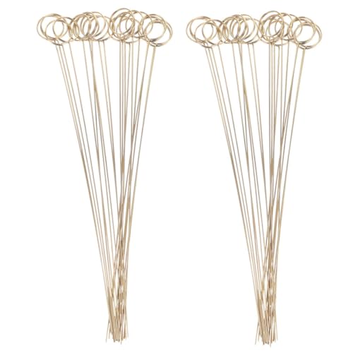 Angoily 50 Stück Kartenhalter wählt Clip Post Hintergrundständer Gang Braut visitenkarten Halterung hochzeitsdeko Flower Clips geburtstagsdekoration Memohalter Karteninhaber Metall Golden von Angoily