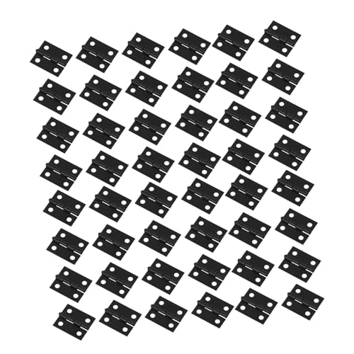 Angoily 50 Stück Mini Scharniere für Bastelprojekte Kleine Metall-scharnier für Schmuckkästchen Puppenhäuser und Holzboxen Robuste Miniaturbeschläge für Präzise DIY Modellbau und Angoily 50 Stück Mini Scharniere für Bastelprojekte Kleine Metall-scharnier für Schmuckkästchen Puppenhäuser und Holzboxen Robuste Miniaturbeschläge für Präzise DIY Modellbau und von Angoily