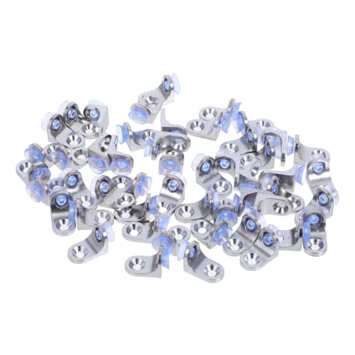 Angoily 50 Stück Regalstützen aus Zinklegierung Glasbodenhalter für Schränke und Möbel Stabile Glasregalträger mit Einfacher Montage Platzsparende Lösung für Küchen Kleiderschränke Angoily 50 Stück Regalstützen aus Zinklegierung Glasbodenhalter für Schränke und Möbel Stabile Glasregalträger mit Einfacher Montage Platzsparende Lösung für Küchen Kleiderschränke von Angoily