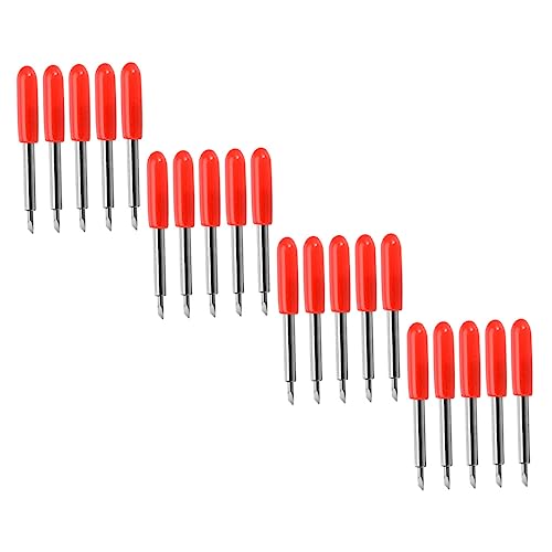 Angoily 50 Stück Schriftmesser Vinyl Plotterklingen Schneidklingen Vinyl Cutter Blade Vinyl Cutter Plotter Vinyl Plotter Cutter Computer Vinyl Cutter Blade Plotter Wolframstahl Rot Angoily 50 Stück Schriftmesser Vinyl Plotterklingen Schneidklingen Vinyl Cutter Blade Vinyl Cutter Plotter Vinyl Plotter Cutter Computer Vinyl Cutter Blade Plotter Wolframstahl Rot von Angoily