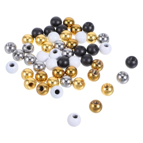 Angoily 50 Stück Teiliges Gewindekappen aus Kohlenstoffstahl für Lampenschirme Langlebige Dekorative Schraubkappen mit Gewinde für Deckenlampen Stehlampen und Beleuchtungsarmaturen von Angoily