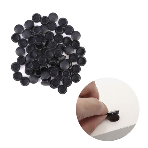 Angoily 50 Stück Teiliges Schraubenabdeckungen für Möbelbeschläge Dekorative Abdeckkappen für Schrank Fenster Türscharniere Einfache Montage Schwarze Kunststoff halterungen Angoily 50 Stück Teiliges Schraubenabdeckungen für Möbelbeschläge Dekorative Abdeckkappen für Schrank Fenster Türscharniere Einfache Montage Schwarze Kunststoff halterungen von Angoily
