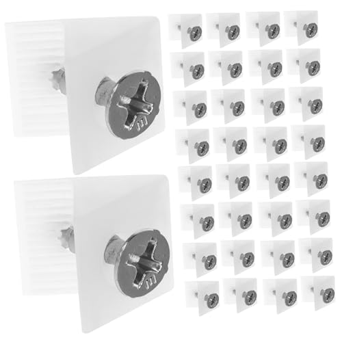 Angoily 50 Stück Teiliges Schubladen reparaturset mit Schrauben Winkel Regalbodenträger zur Verstärkung Stabile Mending wedges für Hängende Schubladen Weißer Einfache Montage Angoily 50 Stück Teiliges Schubladen reparaturset mit Schrauben Winkel Regalbodenträger zur Verstärkung Stabile Mending wedges für Hängende Schubladen Weißer Einfache Montage von Angoily