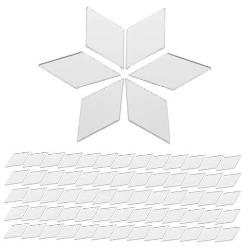 Angoily 500 Stück Selbstklebende Spiegel-mosaikfliesen Unregelmäßige Form Glasdekor für DIY Bastelarbeiten Wandkunst Schmuckherstellung und Wohnraumgestaltung Silberfarben Angoily 500 Stück Selbstklebende Spiegel-mosaikfliesen Unregelmäßige Form Glasdekor für DIY Bastelarbeiten Wandkunst Schmuckherstellung und Wohnraumgestaltung Silberfarben von Angoily