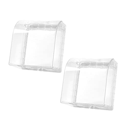 Angoily 6 Stk Schalter wasserdichte Abdeckung Schaltergehäuse Klares Schaltgehäuse klarer Fall wetterfeste Gebrauchsabdeckung Schutzabdeckung der Steckdose winddicht Stecker Wandbox Abs von Angoily