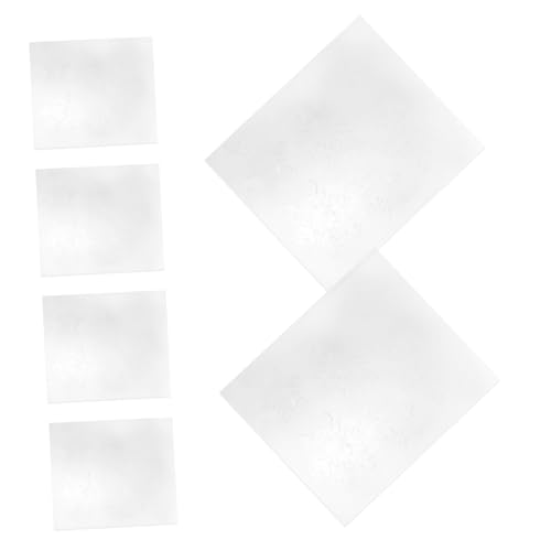 Angoily 6 Stück Blatt Schneeflocken-schrumpffolie Über Mülleimer Knödel Untertasse Saugfähig Nachfüllung Zubehör Für Heißluftfritteusen Untersetzer Aus Papier Fusselentferner Q Bops Weiß von Angoily