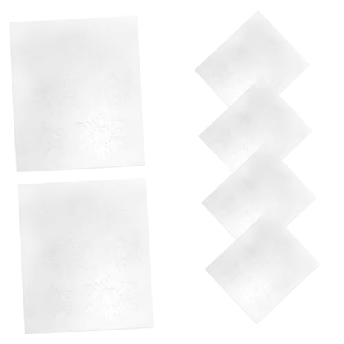 Angoily 6 Stück Blattbrosche DIY Handwerk wasserdichte Wickelunterlage Achat Gadget Untersetzer Sommeraufkleber Outdoor Brosche Zubehör Behälter Folienpfanne Käsebrett von Angoily