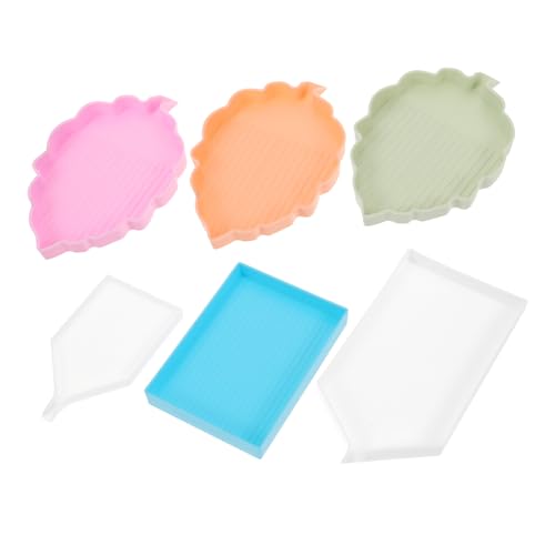 Angoily 6 Stück Diamant Malerei Aufbewahrungset Teiliges Sortier und Organisationstabletts für DIY Diamantkunst Enthält Große und Kleine Tabletts und Projekte und von Angoily
