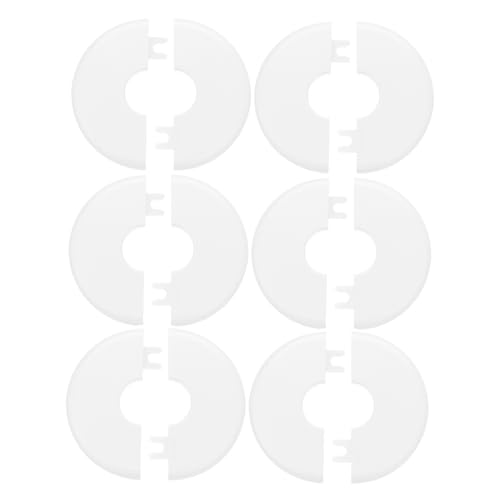 Angoily 6 Stück Drahtreservierter Lochabdeckung wandmontierte Wasserrohrabdeckung Escutcheons Covers selbstklebende Wandlochbedeckungsplatte wandmontierte Wasserleitungsabdeckung ppr Weiß Angoily 6 Stück Drahtreservierter Lochabdeckung wandmontierte Wasserrohrabdeckung Escutcheons Covers selbstklebende Wandlochbedeckungsplatte wandmontierte Wasserleitungsabdeckung ppr Weiß von Angoily