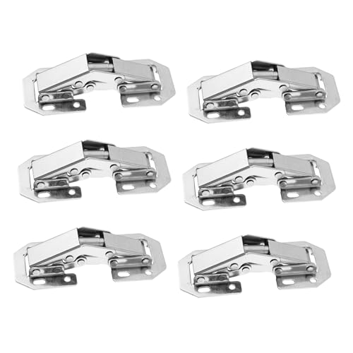 Angoily 6 Stück Hydraulische Dämpfungsscharnier für Schranktüren Robuste Scharniere für Möbel und Kleiderschränke Geräuschreduzierend und Verschleißfest Angoily 6 Stück Hydraulische Dämpfungsscharnier für Schranktüren Robuste Scharniere für Möbel und Kleiderschränke Geräuschreduzierend und Verschleißfest von Angoily