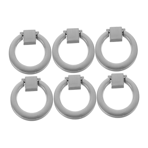 Angoily 6 Stück Runde Möbelgriffe aus Single-hole Schrankknöpfe Mini Ringgriffe für Kommoden Kleiderschränke Platzsparend Einfache Montage Vielseitig für Wohn Schlafzimmer Angoily 6 Stück Runde Möbelgriffe aus Single-hole Schrankknöpfe Mini Ringgriffe für Kommoden Kleiderschränke Platzsparend Einfache Montage Vielseitig für Wohn Schlafzimmer von Angoily