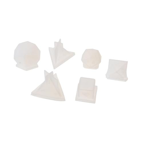 Angoily 6 Stück Teiliges DIY Würfel Silikonform Flexible Transparente Epoxidharz Gießformen für Mehrseitige Würfel Sichere Langlebige Silikonmoulds zum Basteln von Spielwürfeln für Angoily 6 Stück Teiliges DIY Würfel Silikonform Flexible Transparente Epoxidharz Gießformen für Mehrseitige Würfel Sichere Langlebige Silikonmoulds zum Basteln von Spielwürfeln für von Angoily