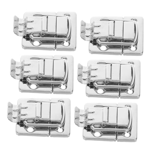 Angoily 6 Stück Teiliges Eisen Knebelschnallen Antik Design Robustes Haspe Schloss für Schmuckkästchen Koffer Truhen Sicherheitsverschluss Vintage Metallverschluss Angoily 6 Stück Teiliges Eisen Knebelschnallen Antik Design Robustes Haspe Schloss für Schmuckkästchen Koffer Truhen Sicherheitsverschluss Vintage Metallverschluss von Angoily