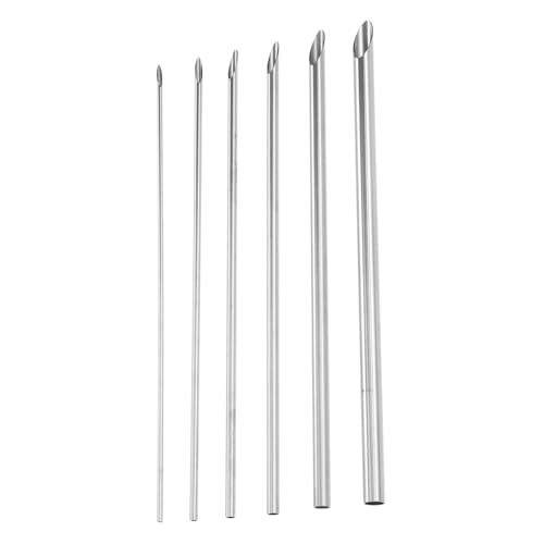 Angoily 6 Stück Teiliges Keramik-lochstanzer aus Edelstahl Ergonomisch Geformt für Komfortables Diy-töpferhandwerk Langlebig und Scharf für Präzise Runde in Töpferwaren und Angoily 6 Stück Teiliges Keramik-lochstanzer aus Edelstahl Ergonomisch Geformt für Komfortables Diy-töpferhandwerk Langlebig und Scharf für Präzise Runde in Töpferwaren und von Angoily