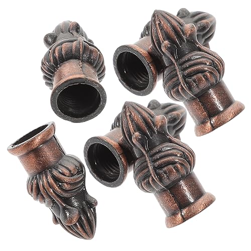 Angoily 6 Stück Teiliges Lampen Finials Hochwertigem Antikmessing Dekorative Tischlampen Accessoires für Lampenschirme und Deckenleuchten Einfache Installation für Lampen Dekoration von Angoily