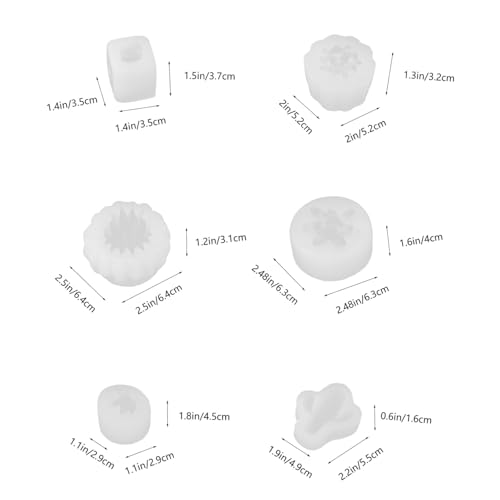 Angoily 6 Stück Teiliges Silikon Kerzenform Kaktus und Sukkulenten Flexible Wiederverwendbare Gießform für Kerzenherstellung Leicht Kompakt Ungiftig Einfaches Entformen für DIY Kerzen Angoily 6 Stück Teiliges Silikon Kerzenform Kaktus und Sukkulenten Flexible Wiederverwendbare Gießform für Kerzenherstellung Leicht Kompakt Ungiftig Einfaches Entformen für DIY Kerzen von Angoily