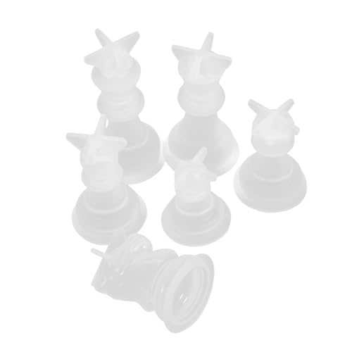 Angoily 6 Stück Teiliges Silikon Schachfiguren Formen für DIY Kerzen Fondant Harz Basteln Flexible Detailreiche Handwerksformen für Kreative Schachbrett Dekorationen und Geschenkideen Angoily 6 Stück Teiliges Silikon Schachfiguren Formen für DIY Kerzen Fondant Harz Basteln Flexible Detailreiche Handwerksformen für Kreative Schachbrett Dekorationen und Geschenkideen von Angoily