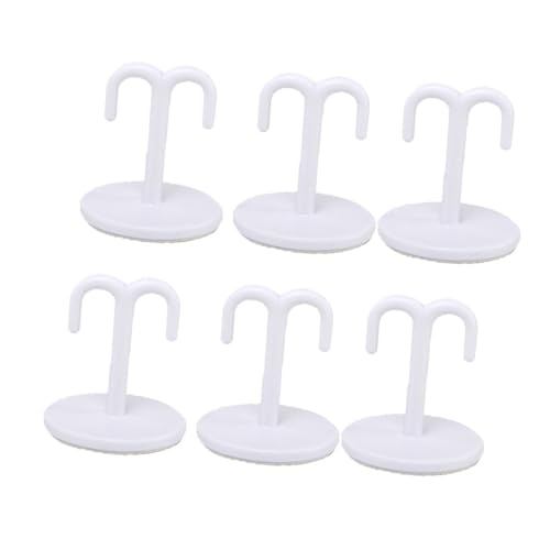 Angoily 6 Stück Teiliges Starker Deckenhaken Selbstklebend Robuste Kleider und Handtuchhaken für Schrank Bad Küche bis Belastbar Einfache Montage ohne Bohren Weiß Angoily 6 Stück Teiliges Starker Deckenhaken Selbstklebend Robuste Kleider und Handtuchhaken für Schrank Bad Küche bis Belastbar Einfache Montage ohne Bohren Weiß von Angoily