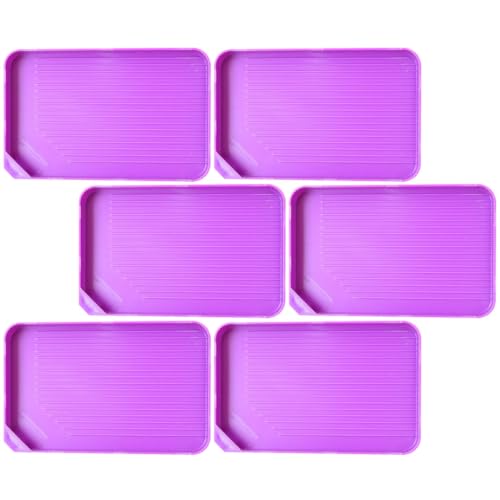 Angoily 6 Stücke Kunststoff Perlen und Strass Sortier Tabletts Diamant Malerei Zubehör für Schmuckherstellung Langlebig und Praktisch für Selbstgemacht Basteln für Strass und Perlen von Angoily