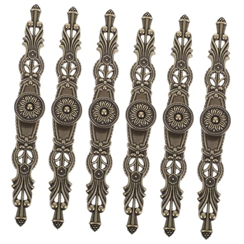 Angoily 6 Stück Teiliges Vintage Möbelgriff Stabilem Zinklegierung mit Antikem Finish Retro Schrankgriffe für Küchenschränke Kleiderschränke und Kommoden Langlebige Vintage Möbelbeschläge Angoily 6 Stück Teiliges Vintage Möbelgriff Stabilem Zinklegierung mit Antikem Finish Retro Schrankgriffe für Küchenschränke Kleiderschränke und Kommoden Langlebige Vintage Möbelbeschläge von Angoily