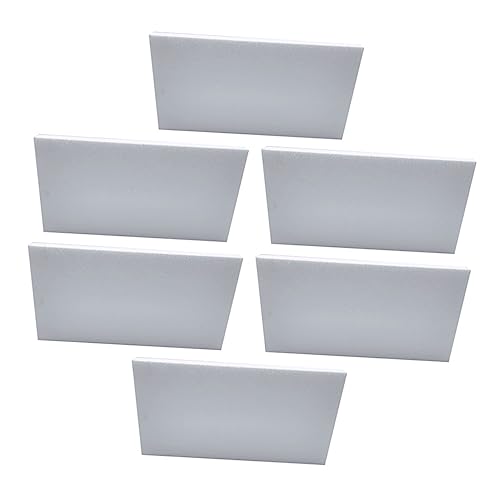 Angoily 6 Stück Teiliges Weiße Polystyrol Schaumstoffblöcke Leicht Flexibel Stoßfest für DIY Bastelarbeiten und Modellbau Geeignet für Anfänger und Profis Angoily 6 Stück Teiliges Weiße Polystyrol Schaumstoffblöcke Leicht Flexibel Stoßfest für DIY Bastelarbeiten und Modellbau Geeignet für Anfänger und Profis von Angoily