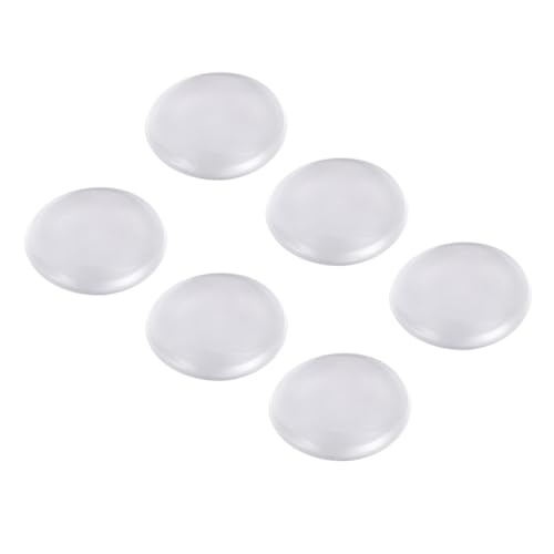 Angoily 6 Stück Transparente Selbstklebende Tür wandschutz dämpfer aus Elastischem Gel Geräuschdämpfend Stoßabsorbierend Geeignet für Glatte Oberflächen und Türgriffe von Angoily