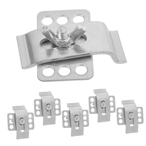 Angoily 6 Stück Unterbauspüle Halterungen Metall Befestigungsklammern für Waschbecken Unterbau Spülbecken Clips Robust Langlebig Einsetzbar Einfache Installation für Küche Bad Gewerbe Angoily 6 Stück Unterbauspüle Halterungen Metall Befestigungsklammern für Waschbecken Unterbau Spülbecken Clips Robust Langlebig Einsetzbar Einfache Installation für Küche Bad Gewerbe von Angoily