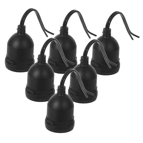 Angoily 6 Stück Wasserdichte Lampenfassung Robuster Kupfer innenkontakt Matte Oberfläche Sicherer Schraub sockel für Außenbeleuchtung und DIY projekte im Garten und Innenbereich von Angoily