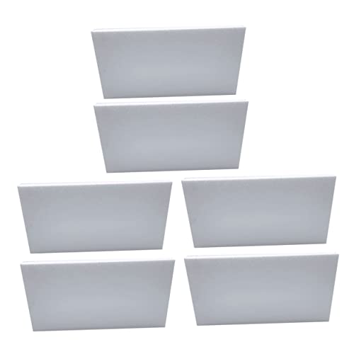 Angoily 6 Stück Weiße Bastelblöcke Rechteckige Schaumstoffplatten für DIY Projekte Glatte Oberfläche zum Dekorieren mit Blumen Farbe Band und Mehr Angoily 6 Stück Weiße Bastelblöcke Rechteckige Schaumstoffplatten für DIY Projekte Glatte Oberfläche zum Dekorieren mit Blumen Farbe Band und Mehr von Angoily