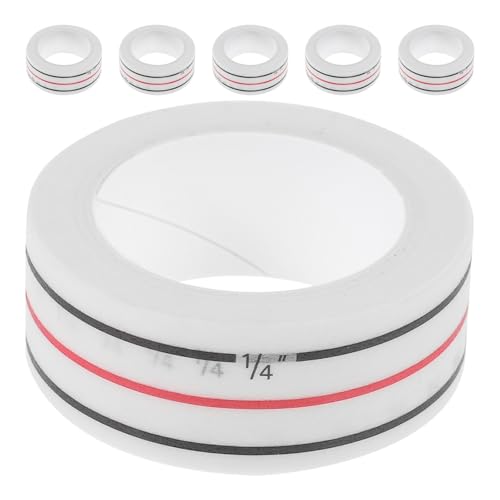 Angoily 6 Stück diagonales Nahtband: 1/4 Zoll Quiltband für Nähmaschine – Nahtführung, diagonales Nähanleitungswerkzeug für Schneiderhandwerk von Angoily