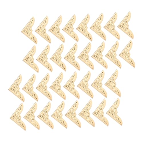 Angoily 60stücke Metall-bucheckenschutz Aus Robustem Metall Für Album-eckenschutz Und Scrapbooking-Ecken Schutz Zum Schutz Vor Abnutzung Für Notizbücher Und Ordner von Angoily