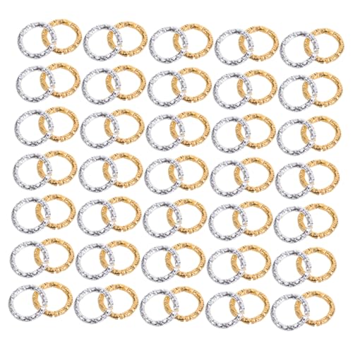 Angoily 600 Stück Gedrehte Facettierte Metall-jump-ringe in Gold und Silber Offene Verbindungsringe für DIY Schmuckherstellung Dekorative Ohrhänger-zubehör Robust und Professionell Angoily 600 Stück Gedrehte Facettierte Metall-jump-ringe in Gold und Silber Offene Verbindungsringe für DIY Schmuckherstellung Dekorative Ohrhänger-zubehör Robust und Professionell von Angoily