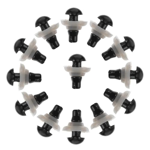 Angoily 600 Stück Teiliges Schwarze Sicherheitsaugen mit Unterlegscheiben für DIY Plüschtiere Häkeltiere Amigurumi Basteln Puppenaugen Langlebiges Kunststoff Zubehör für Kreative Angoily 600 Stück Teiliges Schwarze Sicherheitsaugen mit Unterlegscheiben für DIY Plüschtiere Häkeltiere Amigurumi Basteln Puppenaugen Langlebiges Kunststoff Zubehör für Kreative von Angoily