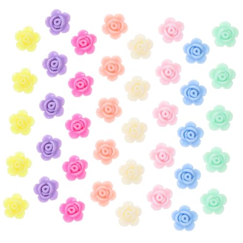 Angoily 660 Stück DIY Perlen Für Armbänder Und Halsketten Form Abstandsperlen Charm Blumen Für Rosen Süßer Schmuck Bastelzubehör Blumenperlen Blumenform Perlen Kawaii Perlen von Angoily