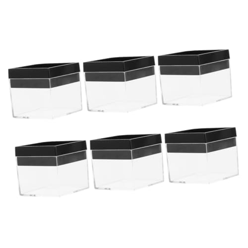 Angoily 6Er-Packung Mineralische Standardbox klein Rock -Vitrine -Hülle Schmuck Lagerung Mineralien-Displayboxen Fall Musterkoffer Vitrine für Mineralienproben übersichtliche Vitrinen p.s Angoily 6Er-Packung Mineralische Standardbox klein Rock -Vitrine -Hülle Schmuck Lagerung Mineralien-Displayboxen Fall Musterkoffer Vitrine für Mineralienproben übersichtliche Vitrinen p.s von Angoily