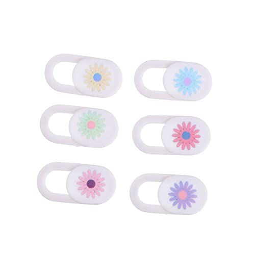 Angoily 6er-Pack Selbstklebende Laptop-Webcam-abdeckungen mit Blumendruck Folie Sichtschutz für Telefon Angoily 6er-Pack Selbstklebende Laptop-Webcam-abdeckungen mit Blumendruck Folie Sichtschutz für Telefon von Angoily