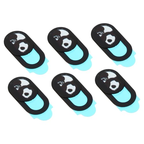 Angoily Sichtschutz-kameraabdeckung Webcam-Deckel Abs-Material Hitzebeständig Für Laptop-Kamera Drehbare Abdeckung 6 Stück Cartoon-Webcam-objektiv von Angoily