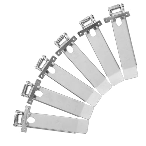 Angoily 6st Lampenfeder Clips Für Einbauleuchte Downlight-zubehör Haltefederklammern Federn Für Die Abdeckung Von Einbauleuchten Clips Für Downlight Silver Kaltgewalzte Stahlplatte Angoily 6st Lampenfeder Clips Für Einbauleuchte Downlight-zubehör Haltefederklammern Federn Für Die Abdeckung Von Einbauleuchten Clips Für Downlight Silver Kaltgewalzte Stahlplatte von Angoily