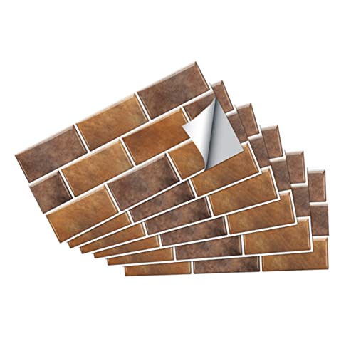 Angoily Selbstklebende Wandaufkleber-fliesen in Mokkabraun 15 X 30 Cm Für Küche Bad Heimdekoration – Stabil Angoily Selbstklebende Wandaufkleber-fliesen in Mokkabraun 15 X 30 Cm Für Küche Bad Heimdekoration – Stabil von Angoily
