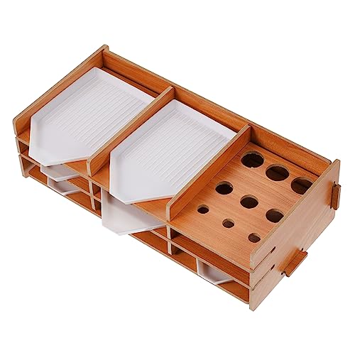 Angoily 7 Stück Multi-Layer-Tablettpalette goldschmiede Werkzeug Diamond Art Diamantmalerei Schmuckständer Stiftablage Tablett-Organizer Tabletts groß Strasshalter Plastikteller Kunststoff von Angoily