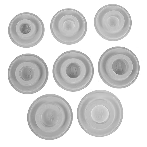 Angoily 8 Stück Beflockte Perlen Designplatten Beflockte Armbandplatten Perlenbretter Für Armbänder Tablett Charms Große Perlen Zum Basteln Tonperlen Schmuckbeflockung von Angoily