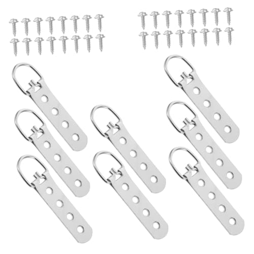 Angoily 8 Stück D Ring Aufhänger und Bilderrahmen Ösen Schrauben für DIY Projekte Stabile Metallhalterungen für Sicheres Aufhängen von Bilderrahmen und Kunstwerken Angoily 8 Stück D Ring Aufhänger und Bilderrahmen Ösen Schrauben für DIY Projekte Stabile Metallhalterungen für Sicheres Aufhängen von Bilderrahmen und Kunstwerken von Angoily