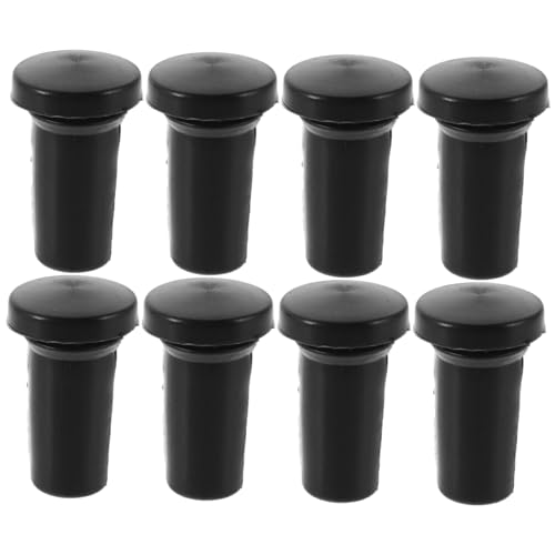 Angoily 8 Stück Silikon Airfryer Zubehör Teiliges Set Schutzfüße für Heißluftfritteusen Ersatzteile Rutschfeste Kratzfeste Pads zur Erhöhung der Backofenhöhe Stabiler Halt Einfache von Angoily