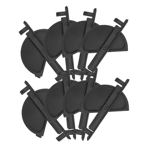 Angoily 8 Stück Teiliges Höhenverstellbare Tischzubehör Auflage Kantenschutz für Nachttisch und Schreibtisch rutschfeste Stabile Abgrenzung für Ergonomische Hebetische und Arbeitsflächen von Angoily