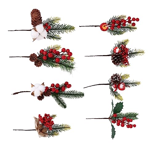 Angoily 8 Stück Teiliges Künstliche Rote Beerenzweige Weihnachtsdeko Langlebig Wiederverwendbar für Weihnachtsbaum Tischdeko und DIY Bastelprojekte Angoily 8 Stück Teiliges Künstliche Rote Beerenzweige Weihnachtsdeko Langlebig Wiederverwendbar für Weihnachtsbaum Tischdeko und DIY Bastelprojekte von Angoily