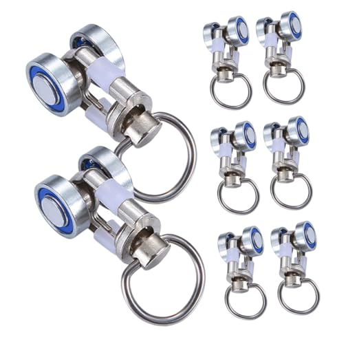 Angoily 8 Stück Teiliges Metall Rollen Set für Gardinenschiene Geräuschlos Verschleißfest Stabile Deckenmontage Vielseitig Einsetzbar für Vorhangschienen und Raumteiler Angoily 8 Stück Teiliges Metall Rollen Set für Gardinenschiene Geräuschlos Verschleißfest Stabile Deckenmontage Vielseitig Einsetzbar für Vorhangschienen und Raumteiler von Angoily