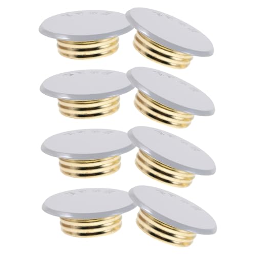 Angoily 8 Stück Teiliges Sprinklerkopf-abdeckplatten aus Robustem Eisen für Verdeckte Feuerlöschanlagen Einfache Montage Korrosionsbeständig Kompatibel mit Wohn Gewerbegebäuden Erhöht und von Angoily
